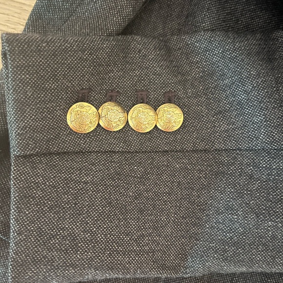 EUC J Crew Schoolboy Blazer Charcoal Size 2 - Picture 4 of 7